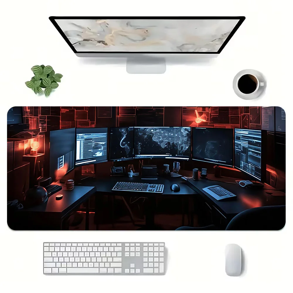 Ce tapis de souris individuel est fabriqué en caoutchouc antidérapant, tapis de souris anime, alfombrilla ratón. 	 Tapis de souris gaming blanc
