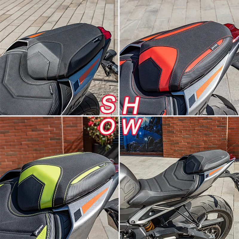 Motorcycle Rear Seat Cover for Triumph Daytona 660 2024 - Non-slip Waterproof Soft Passenger Saddle Pad Solo Seat Cushion