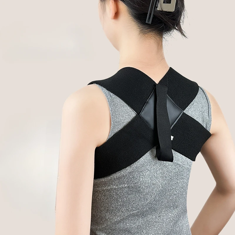 Posture Correction Belt Back Straightener Brace Posture Support Fixer Chest Support Shoulder Strap Sitting Fitness Training