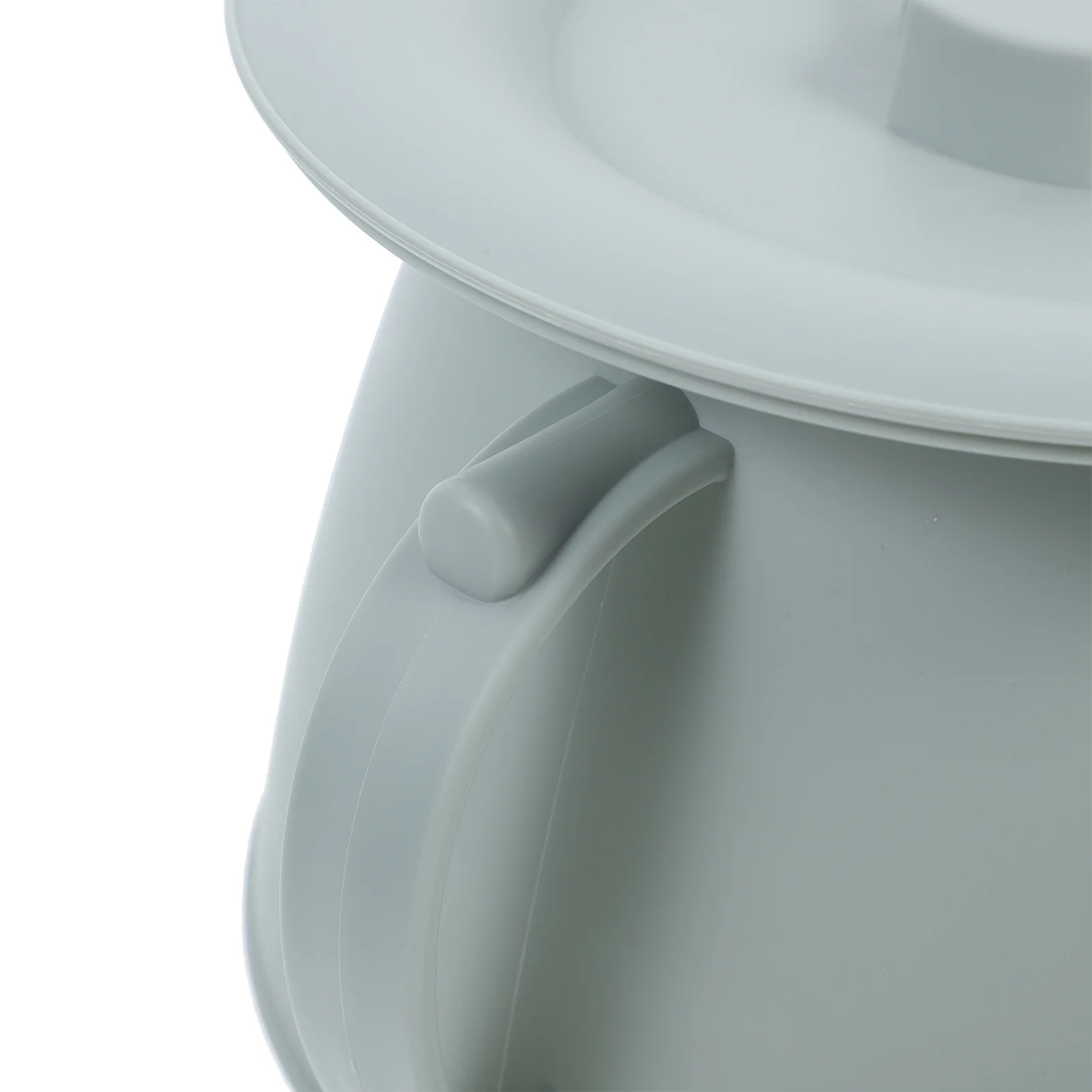 مقبض غرفة وعاء البلاستيك مبولة وعاء المرحاض المحمول المسنين مغطاة المبصقة ليلة مبولة البلاستيك المبصقة مرحاض محمول #5