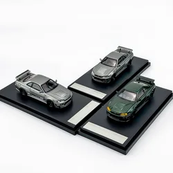 MH 1:64 Skyline GTR R34 NISMO CRS VER Open version alloy car model