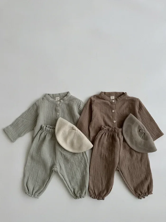 Bio-Baumwoll-Musselin-Hosen für Babys, süße Capri-Hosen mit Muster, weiche, leichte Hosen für Neugeborene und Kleinkinder, für alle Jahreszeiten. – Detail 27