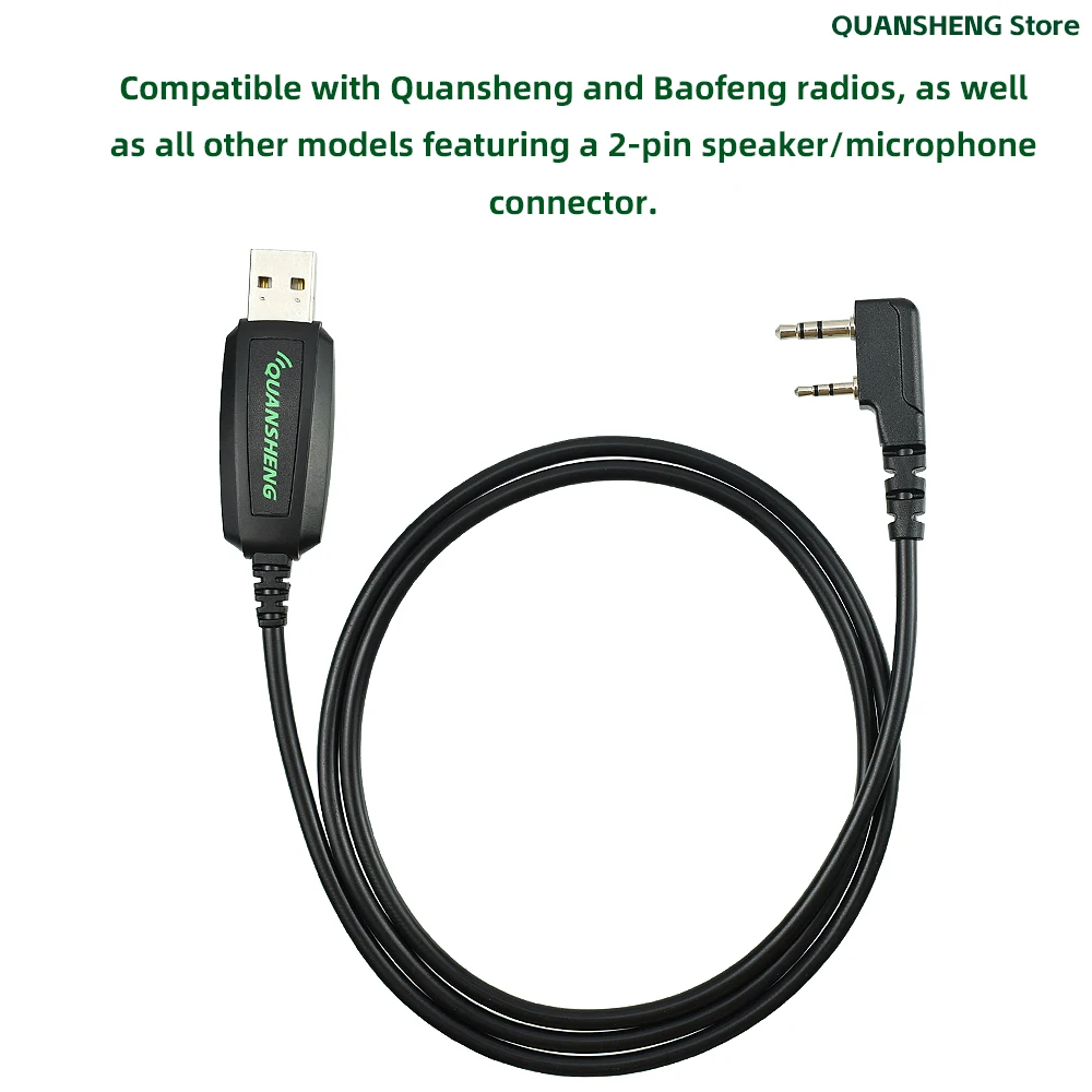 Quansheng UV K5 8 K6 5R Plus TK11 USB كابل برجمة مع CD لراديو Baofeng 21 PRO UV13 5RH 888S UV82 RT900 اسلكية تخاطب