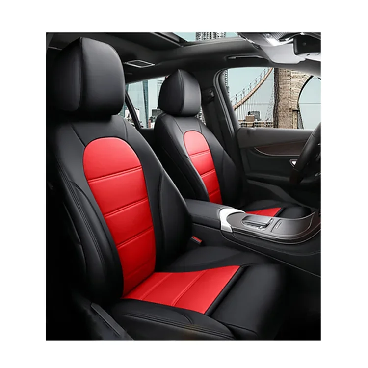 

Car Seat Covers Top Quality 9 Pcs Set of Car Seat Cushion Front Seat Back Cushion Luxury Leather for Toyota Tacoma