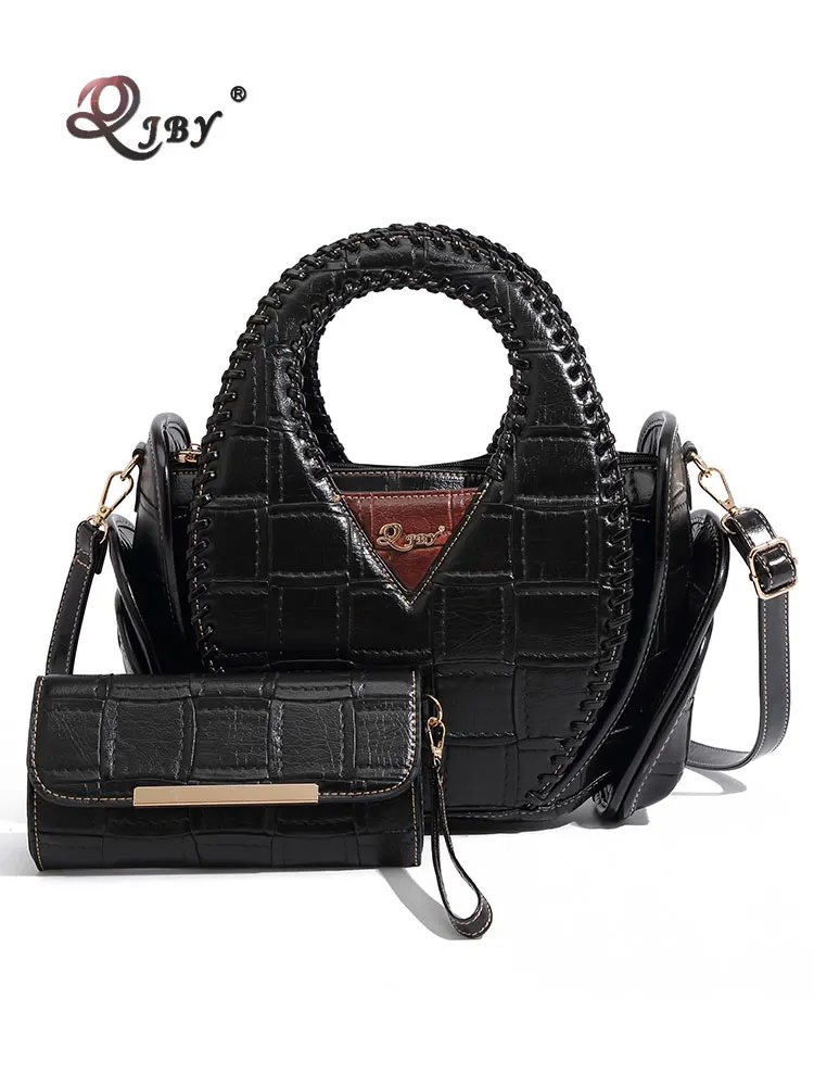 

Bag Woman Shoulder Bag High-end Leather Purse Large Capacity Shopping Bag Fashion Designer Women's Top Handle Handbags Crossbody