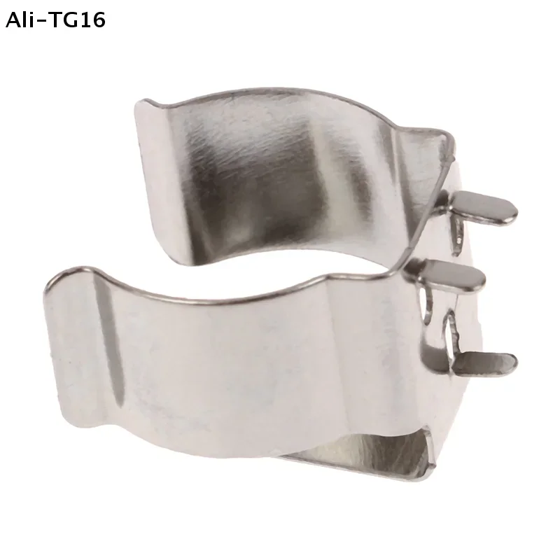 

【TG16】10Pcs/Lot Nickel Plated Spring Steel Metal Stamping 18650 BC-1719 Battery Contact Clip 18650 Battery Holder Accessories