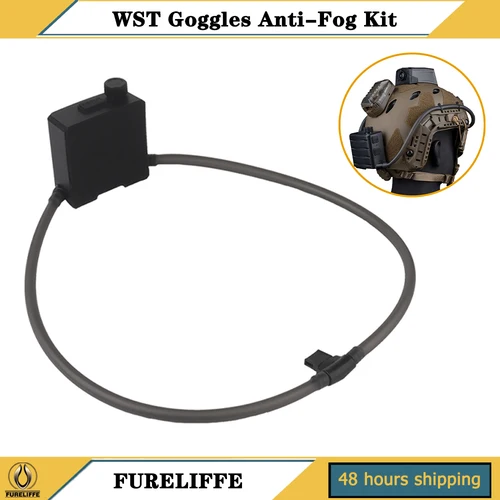 Gafas tácticas, desempañador de ventilador, Kit antiniebla, gafas, desempañador de aire para tiro Airsoft, Motocross, esquí, montañismo, visión clara