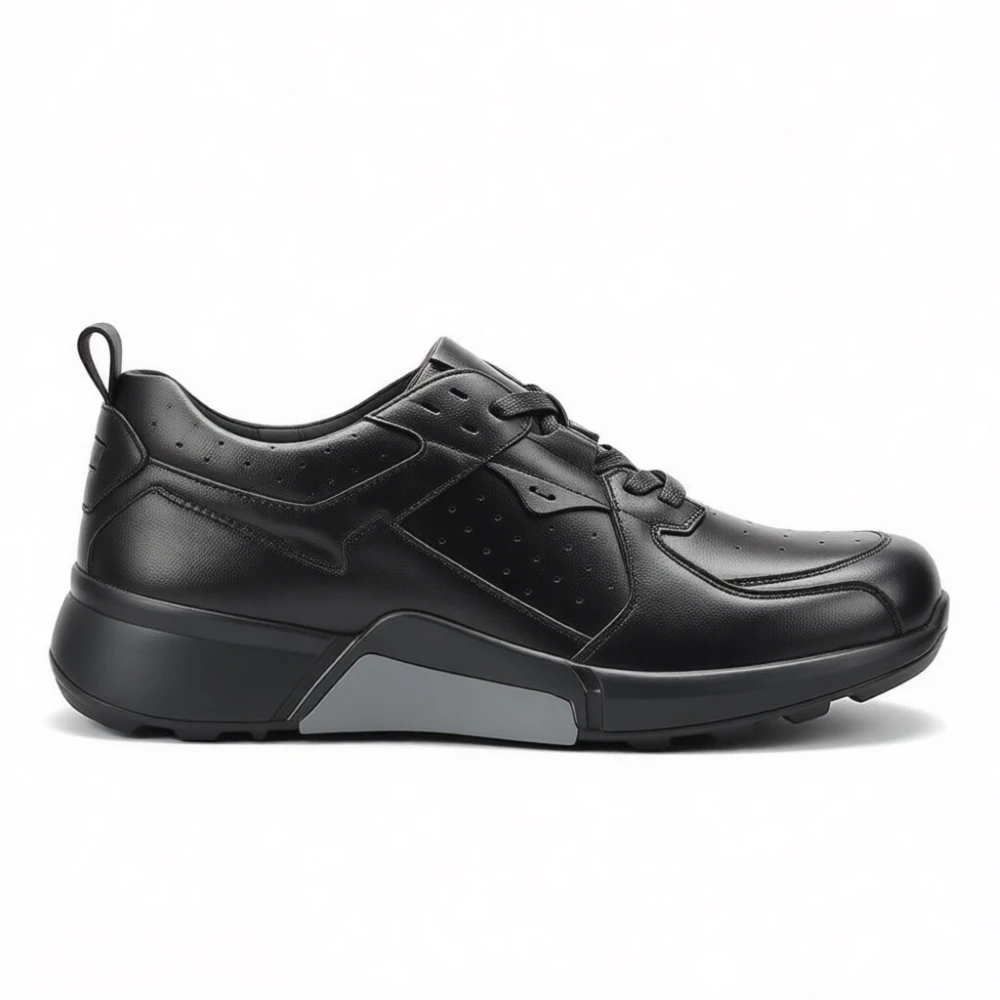 Genuine Leather Shoes Men Trendy Luxury Original Sneakers Good Looking Street Outdoor Walking Hollow Out Business Best Quality