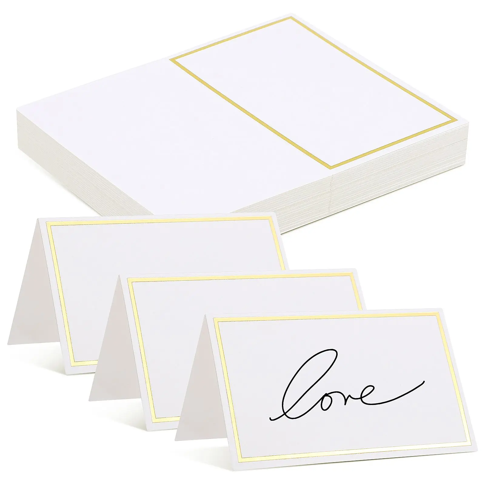 40Pcs TableSeatCard Seat Blank Table Name Seating Card PlaceNameCards Table Name Place Card BlankTableSeatingCard