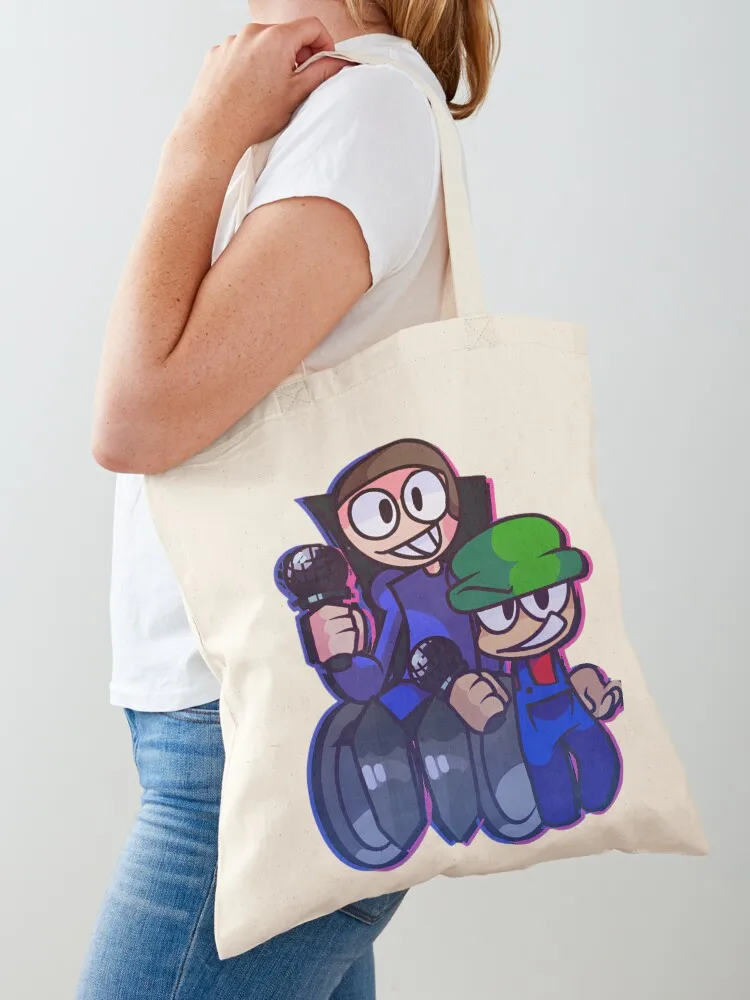 Bolsa tote dave and bombi fnf personalizada, bolsa tote fofa, bolsas femininas