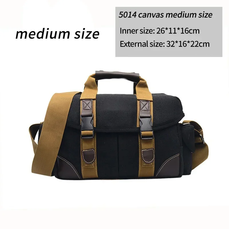 Bolsa para cámara, bolso de hombro de viaje, resistente al agua, a prueba de golpes para DSLR/SLR/funda para cámara sin espejo con divisores extraíbles