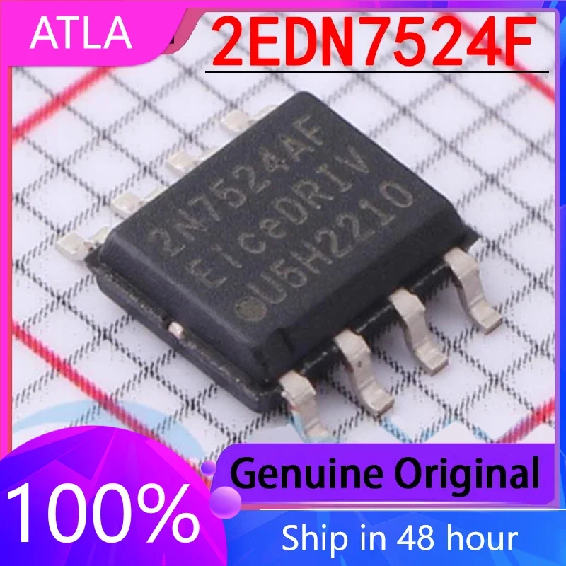 5PCS New 2EDN7524F 2EDN7524 Package SOP8 Gate Drive IC Original Stock