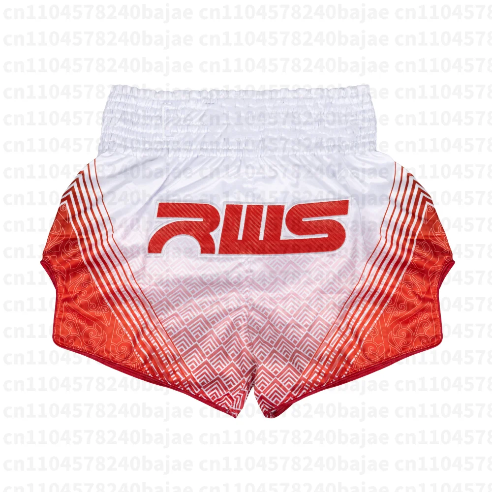 Neue Muay Thai Shorts Quantum Herren Kinder Oversize Atmungsaktive Schnelltrocknende Achteckige Käfig-Trainingsshorts – Detail 4
