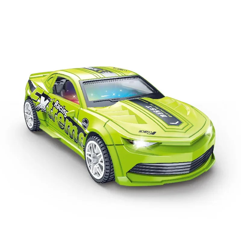 TEMIKIDS Simulation Creative Inertia Sound And Light City Race Car Music Light Car Model Children'S Toy Birthday Gift B186