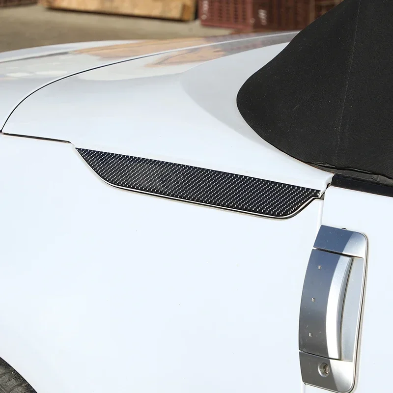 

For Nissan 350Z Z33 2003 2004 2005 2006 2007 2008 Soft Carbon Fiber Car Body Rear Fender Cover Trim Sticker Car Accessories
