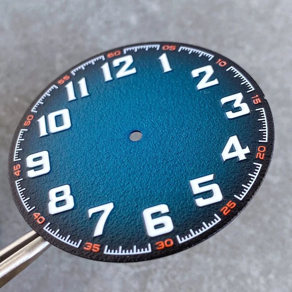 40.4mm Aydınlık Yeşil Mavi Siyah Sarı İzle Kadran El Fit ETA 2824 PT5000 NH35 NH36 Otomatik Hareket Dalış Erkekler İzle Parçaları