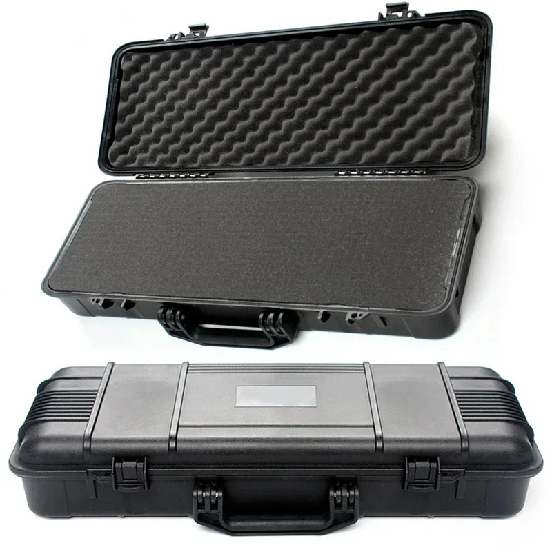 Safety Gun Bag Case Shockproof Box Storage Foam Instrument Tool Box Hunting Equipment Protective Sealed Box with Sponge