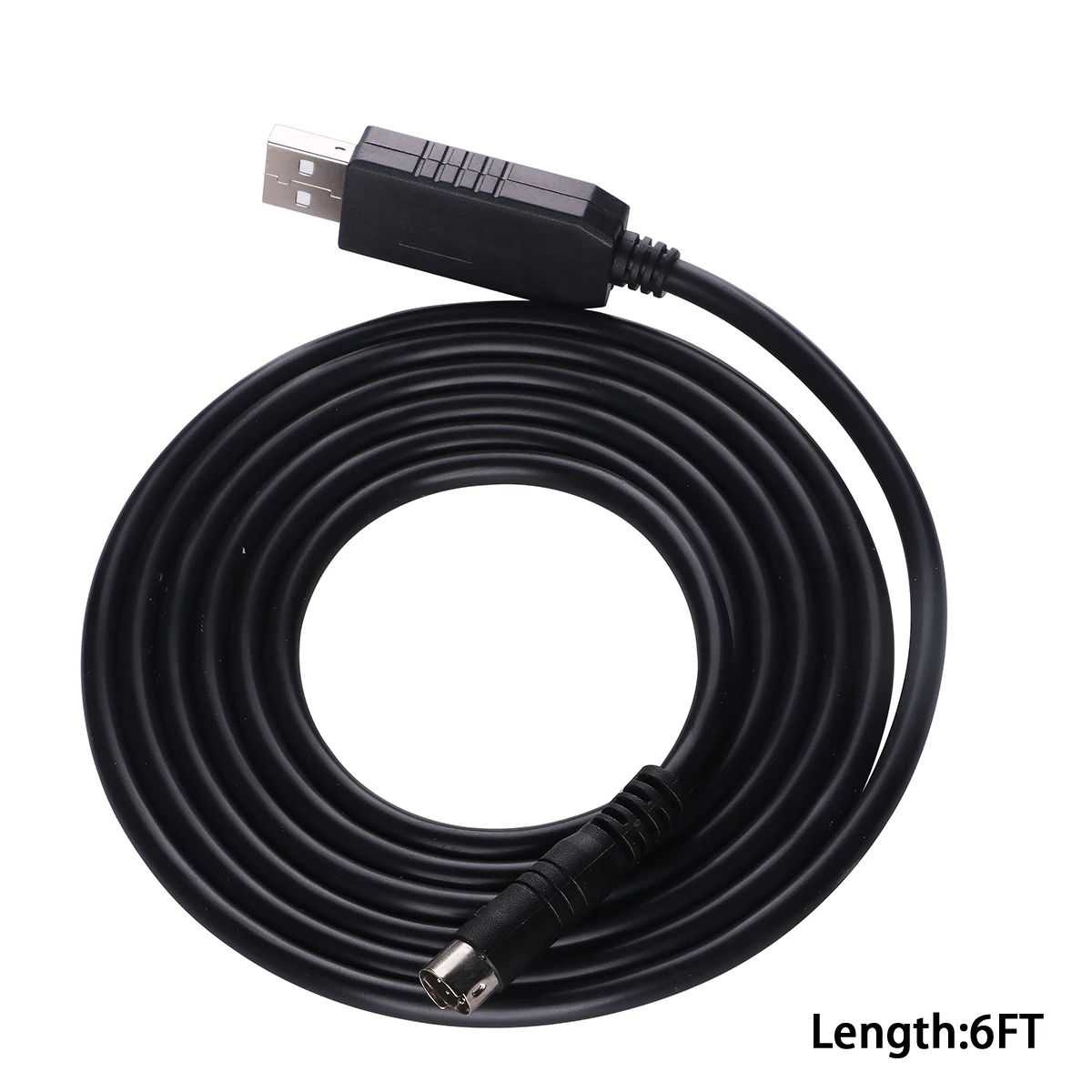 USB Programming Cable for Yaesu Cat 8 Pin FTDI Compatible with  CT-62 FT-100 FT817 FT-857 FT-897 FT8-817ND FT-857D FT897D