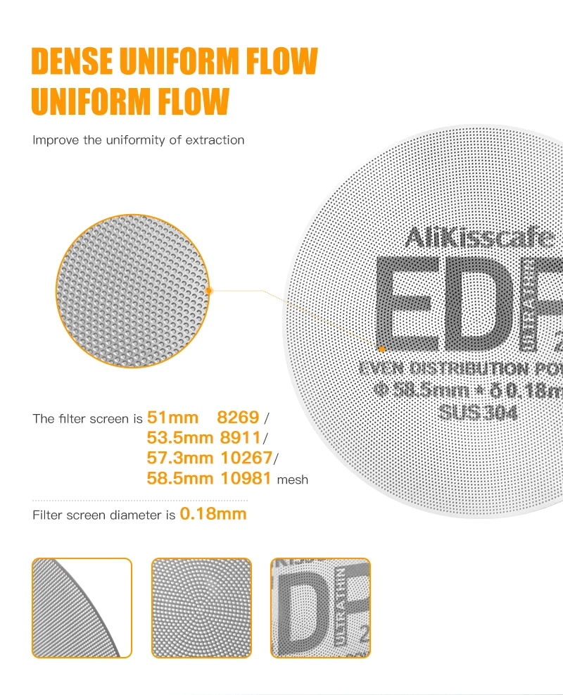 AliKisscafe Espresso Puck Bildschirm 0,2mm Magnetische Entferner Kit 51mm 54mm 58mm Für Delonghi Breville Kaffee zubehör Barista Werkzeug – Detail 4