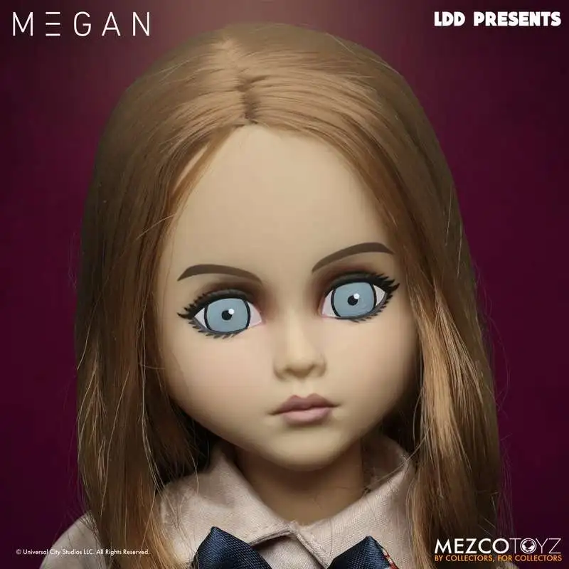جديد في المخزون Mezco 10 بوصة المعيشة الميت دمية سلسلة M3gan تمثال ميغان عمل نموذج لجسم غرفة الدمية حلية جمع اللعب #2