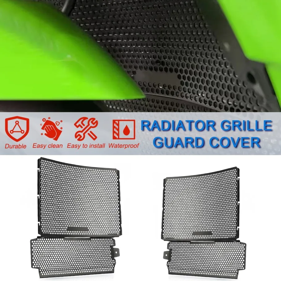 

Motorcycle Accessories For Kawasaki ZX10R ZX10RR ZX-10R ZX-10RR 2021-2024 2023 2022 Radiator Grille Guard Cover Protection