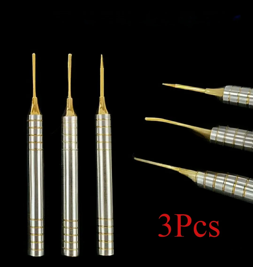 

3Pcs Can Be Bent At Will Minimally Invasive Tooth Extraction Knife Memory Alloy Non Fracture Extender Tooth Lifting