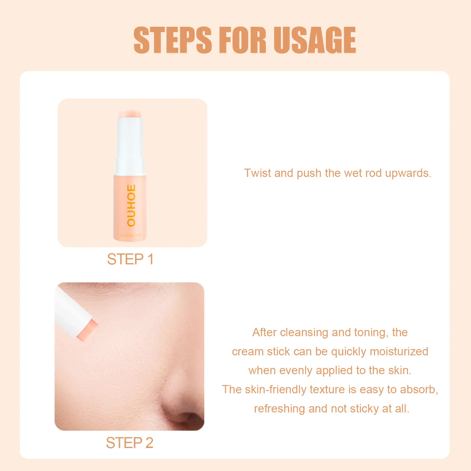 Hydrolyzed Collagen Multi Balm Stick Professional Facial Moisturizer Multi Balm Skin Tightening Rejuvenate the Face Tone Stick