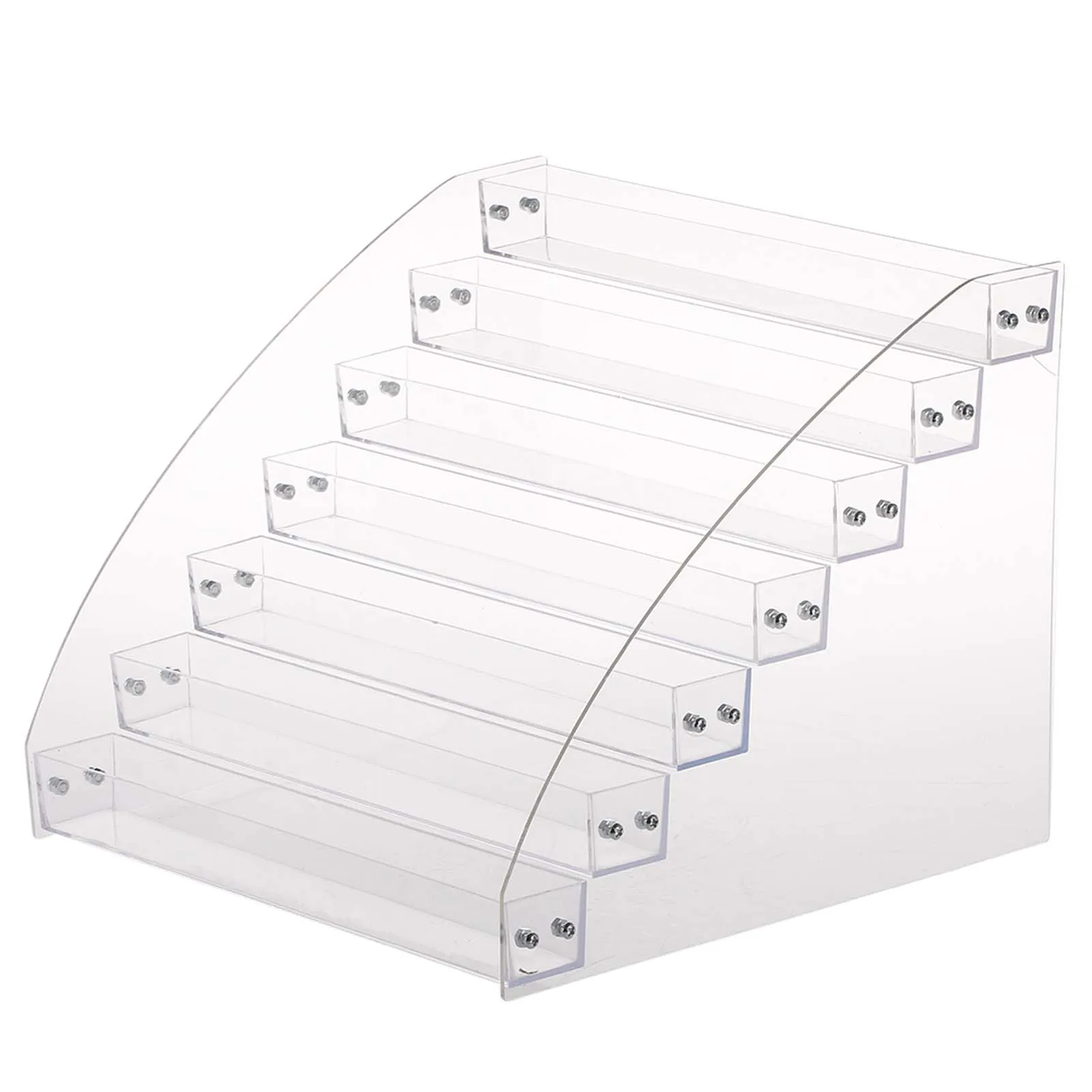 

Nail Polish Rack Made of High Grade Quality Acrylic Material Matching Configured Screws Quick Installation Nail Polish Organizer