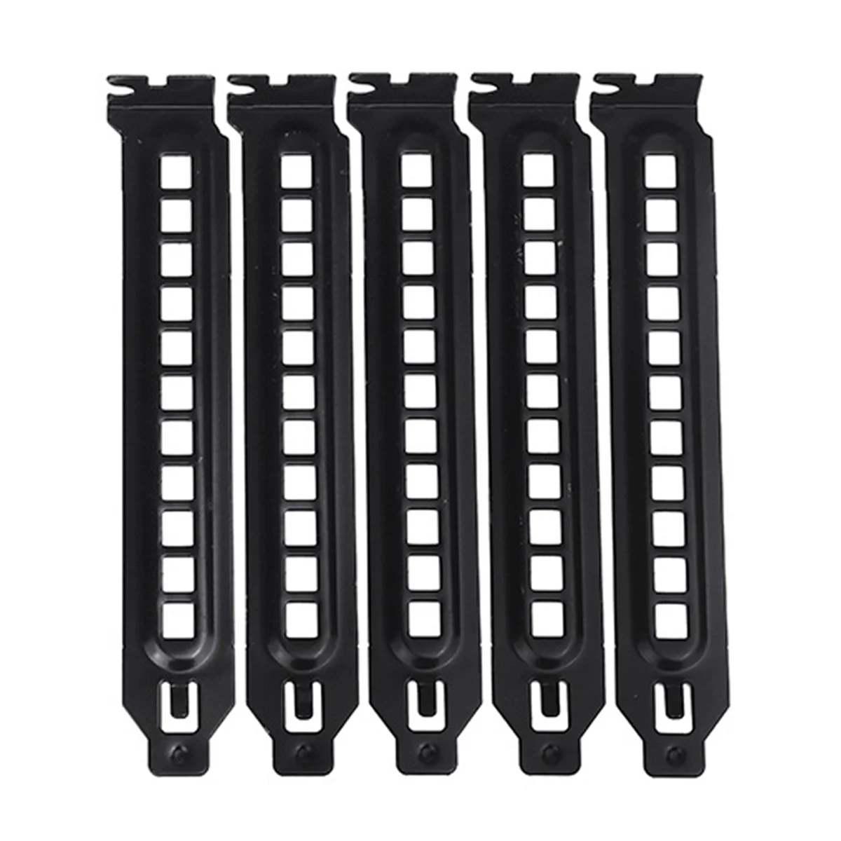5Pcs PCI Slot Cover Dust Filter Blanking Board, with Hole_N34R
