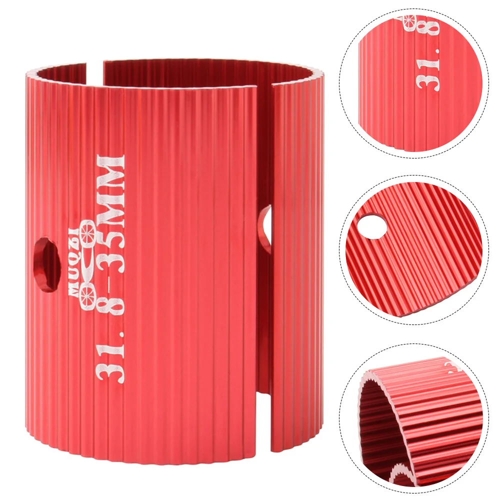 

2Pcs Bike Handlebar Stem Reducer Aluminum Alloy Lightweight Strong Handlebar Adapter for Smaller Diameter Conversion Spacers