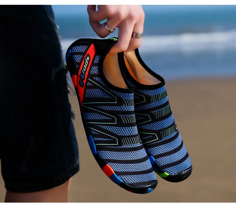 Männer Wasser Schwimmen Schuhe Frauen Turnschuhe Barfuß Strand Sandalen Upstream Aqua Schuhe Schnell Trocknend Fluss Meer Tauchen Surfen Meer – Detail 13