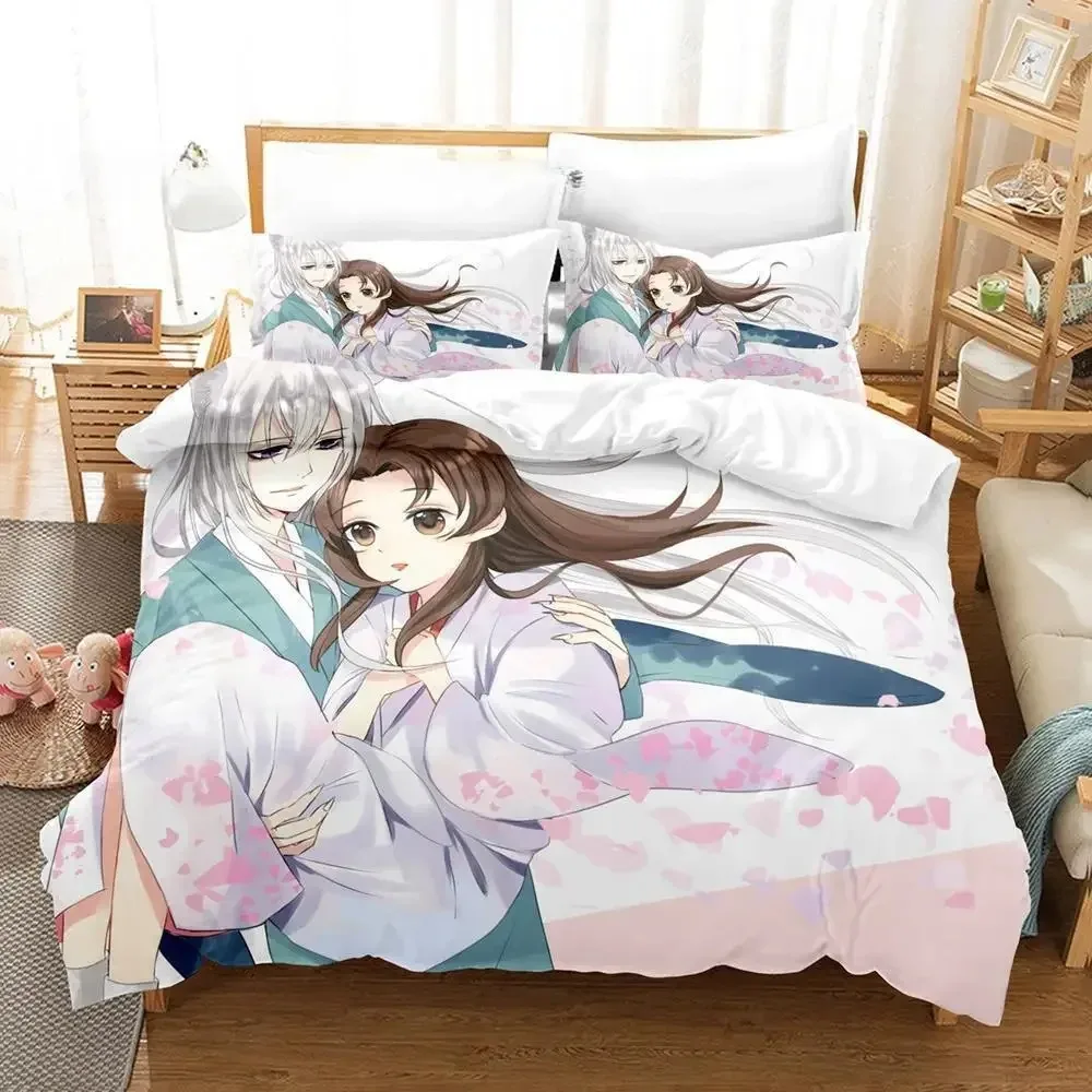 

Kamisama Hajimemashita Tomoe Bedding Set Single Twin Full Queen King Size Bed Set Aldult Kid Bedroom Duvet cover Sets 3D Anime