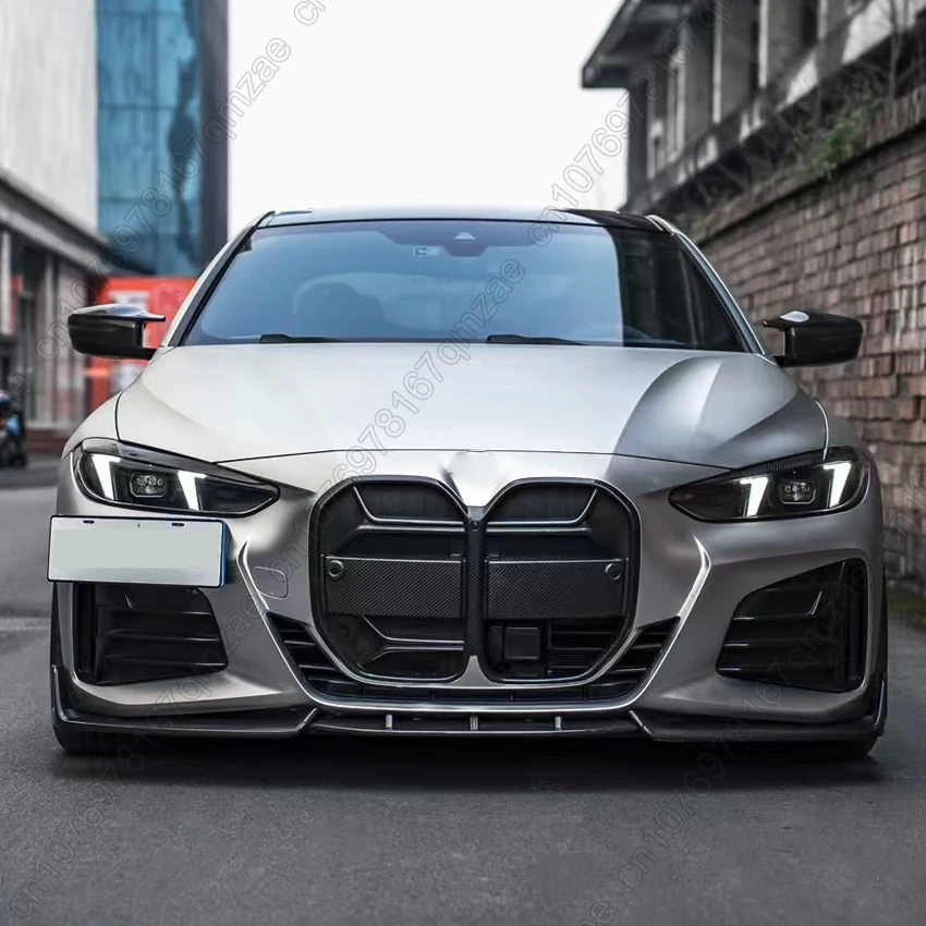 المصد الأمامي الفاصل الشفة لسيارات BMW 4 Series G22 G23 420i 430i 430d M440i M 2021-2024 الناشر المفسد الوفير منحرف غطاء