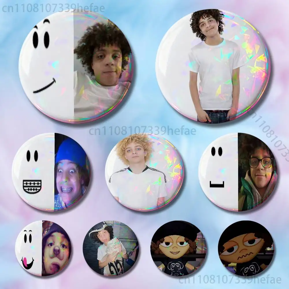 

X-Xaviersobased Rapper 32mm 58mm 75mm 44mm 25mm Anime Badges Brooches DIY Pins Decorations Birthday Valentine Gifts