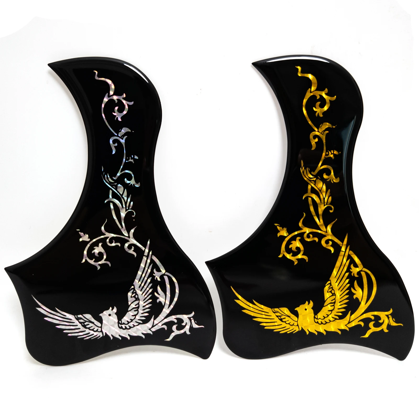 

Acoustic Guitar Pickguard Thickened Scratch Guard Plate, Self-Adhesive Replacement for Folk Guitar