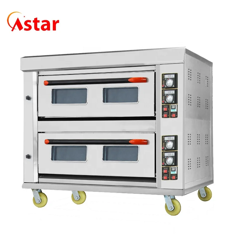 Top Industrial Bakery Machines Gas Baking Oven Stainless Steel Baking 9 Trays Oven