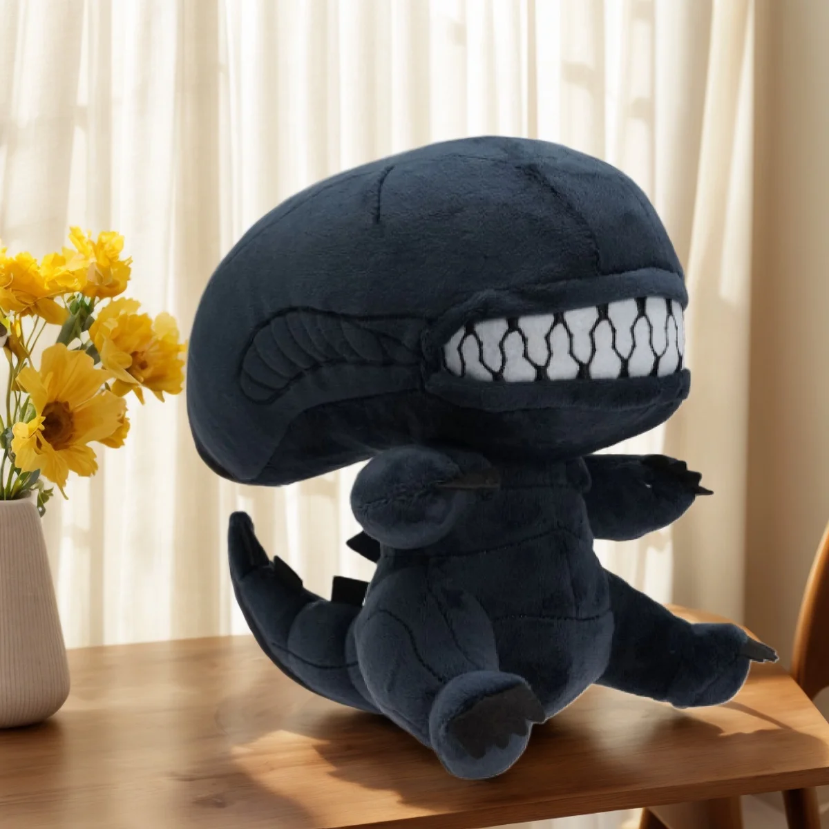 

22 см плюшевые игрушки Alien Xenomorph, мультяшные плюшевые куклы, мягкие плюшевые игрушки для мальчиков и девочек, фанатов, подарки на день рождения, Рождество
