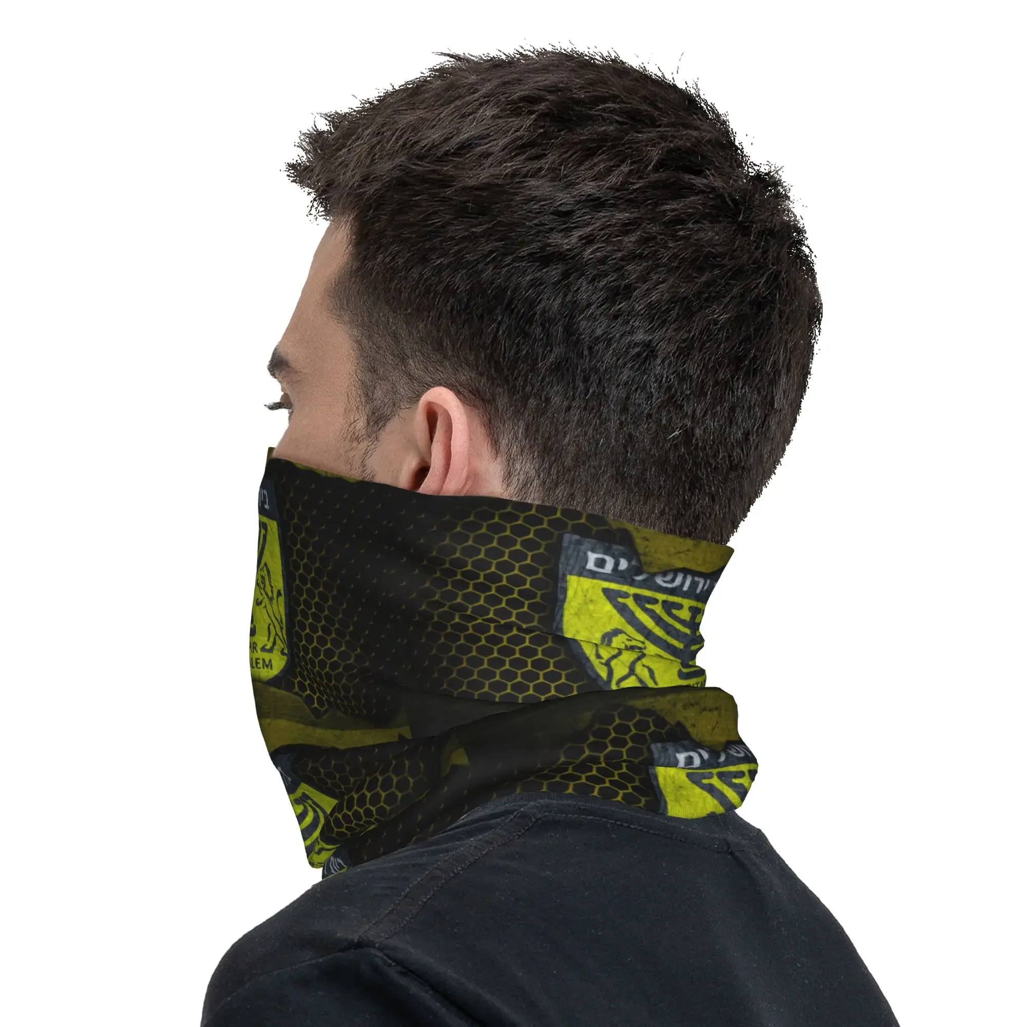 New Beitar Footbally Jerusalem FC Bandana Neck Gaiter UV Protection Face Scarf Cover Men Women  Headwear Tube Balaclava view 6