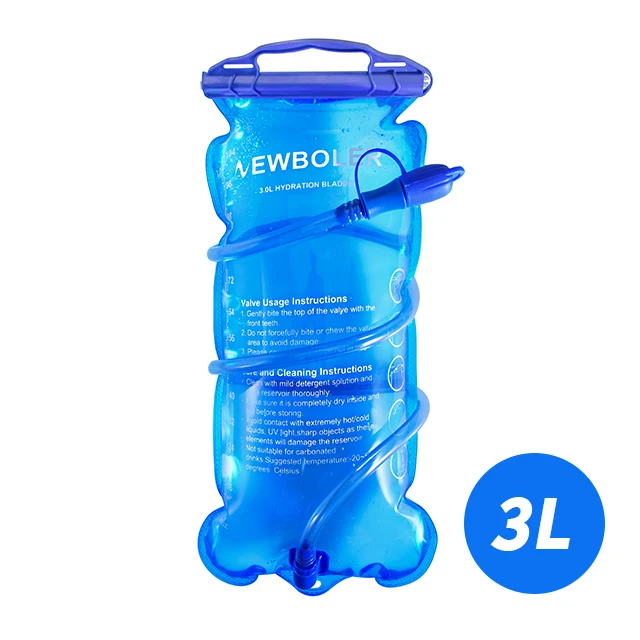 NEWBOLER Wasserbeutel Reservoir Wassernachfüllbeutel Aufbewahrungsbeutel Ohne Bisphenol 1L 1,5L 2L 3L Lauf-Sport-Tankrucksack