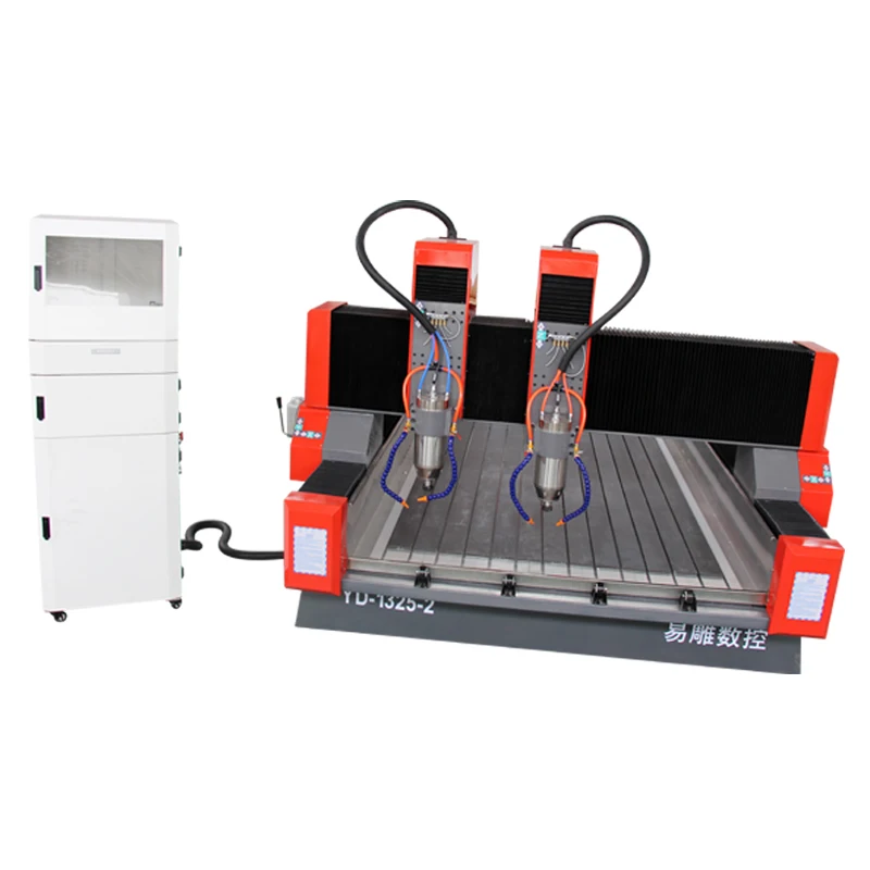 New 3D Stone CNC Router Machine Marble and Granite Cutting Engraving Work Table Core Motor Component for Carving Stones
