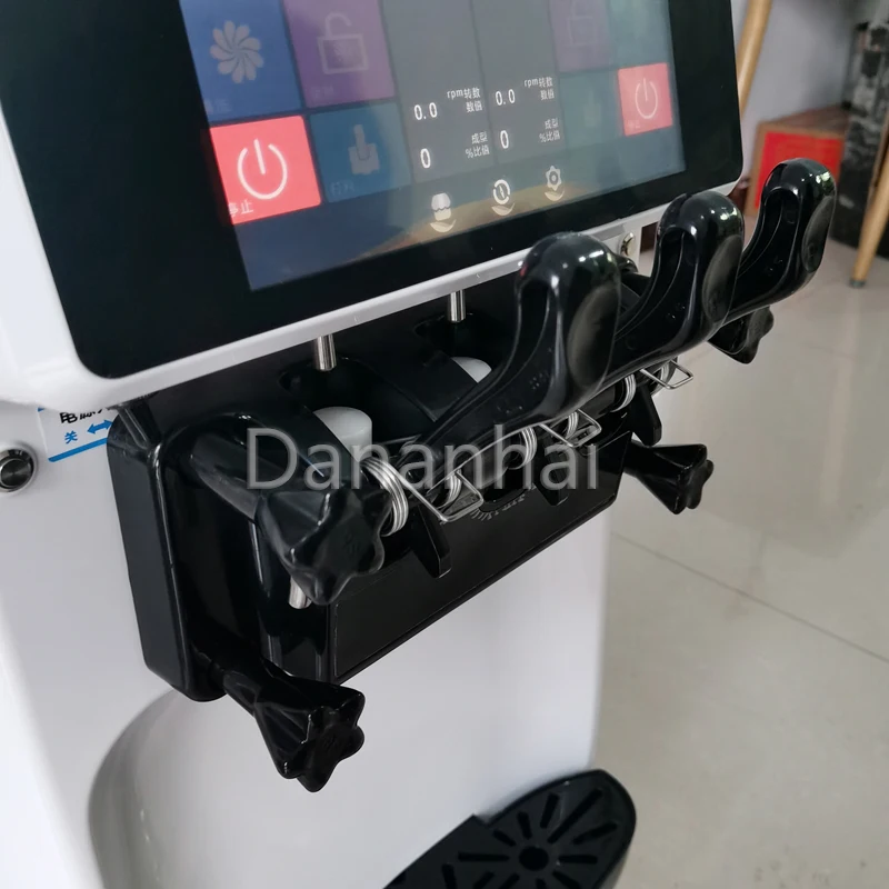 

Машина для мягкого мороженого с функцией воздушной помпы, Новая многофункциональная машина для мягкого мороженого, Коммерческая машина для замороженного йогурта