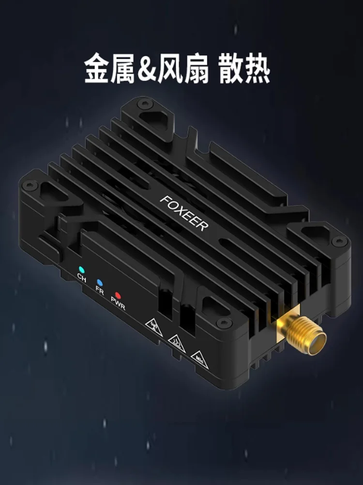 고출력 전송 TX 이미지 변속기, 장거리 피트 FPV 48g, 4.9G-6G, 10W, 80CH