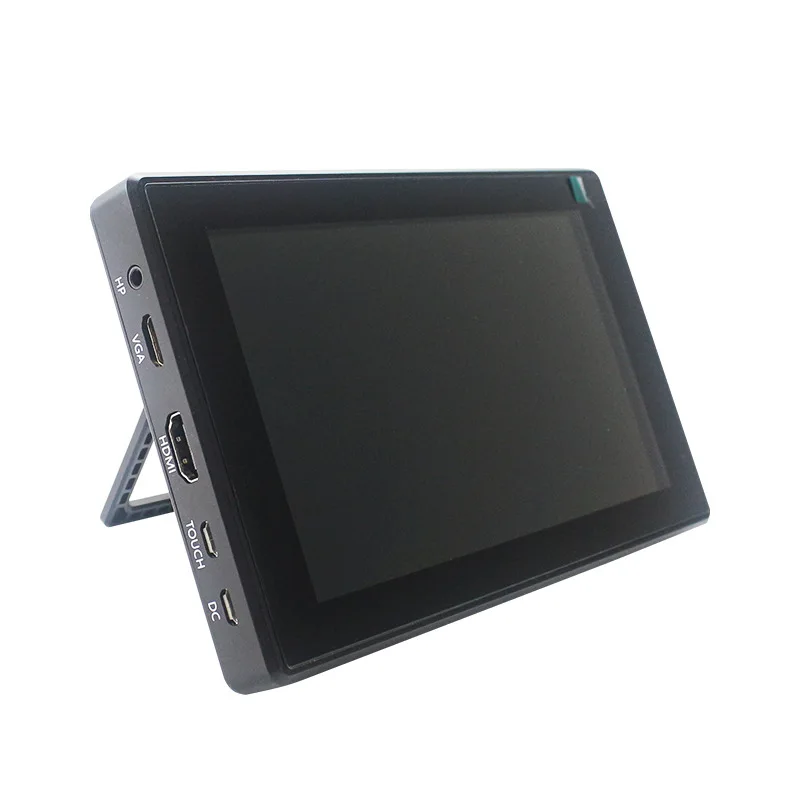 Waveshare 7-inch IPS Capacitive Touch Screen for Raspberry Pi 4B/3B HDMI Display with Tempered Glass(1024X600)
