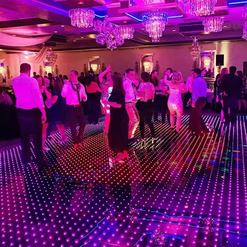 Twinklight 50*50cm Party Wedding Decoration Disco Dj Stage Led Dancing Floor Portable Magnetic Dance Floor Light