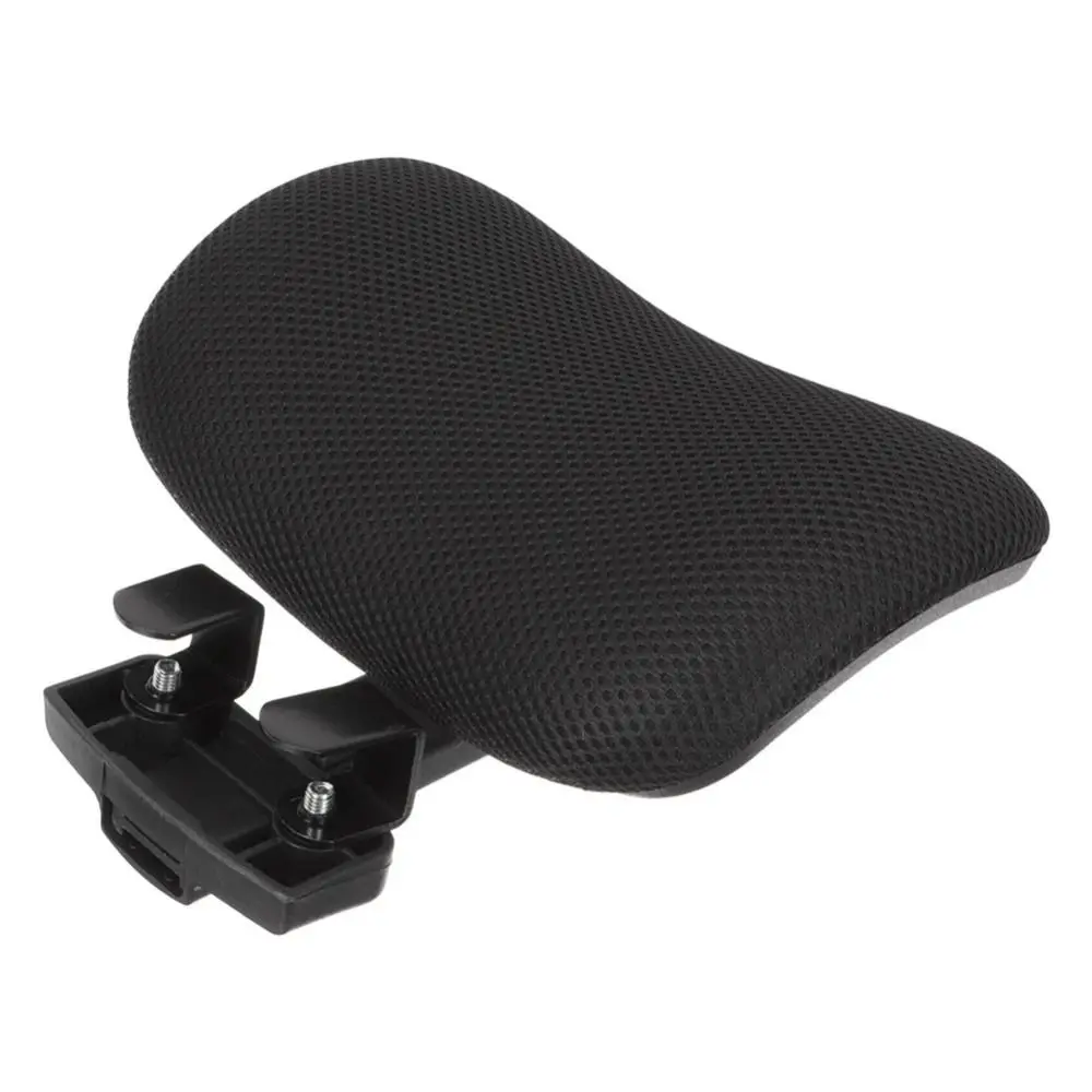 Mesh Fabric Computer Chair Headrest Sponge Black Office Chair Extender No-drill Installation Adjustable Office Chair Headrest