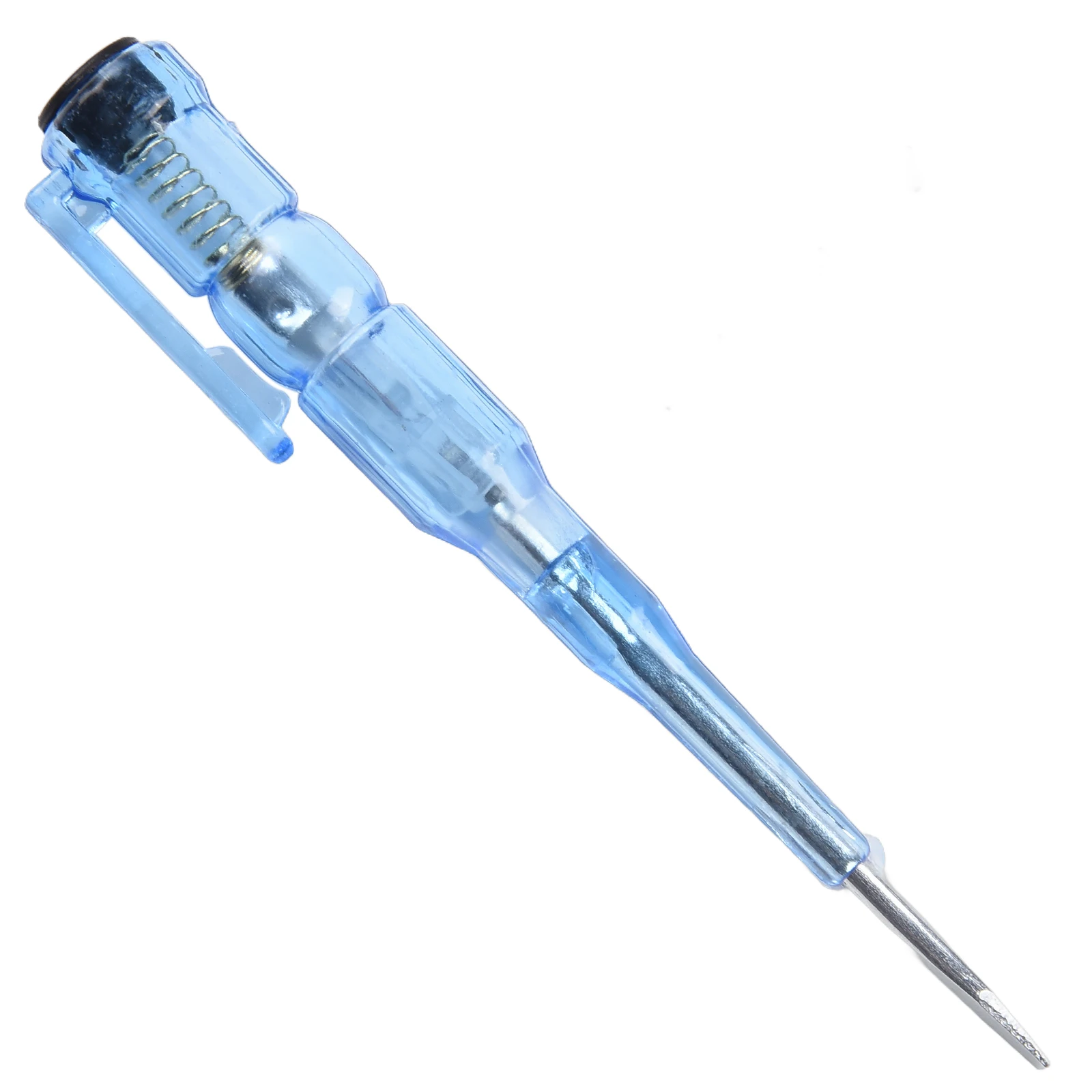 Tester tensão elétrica com Blue Car Decoração, Teste Pen, Tester Tensão, Tester Tensão, Ferramenta Elétrica, 45 # Aço