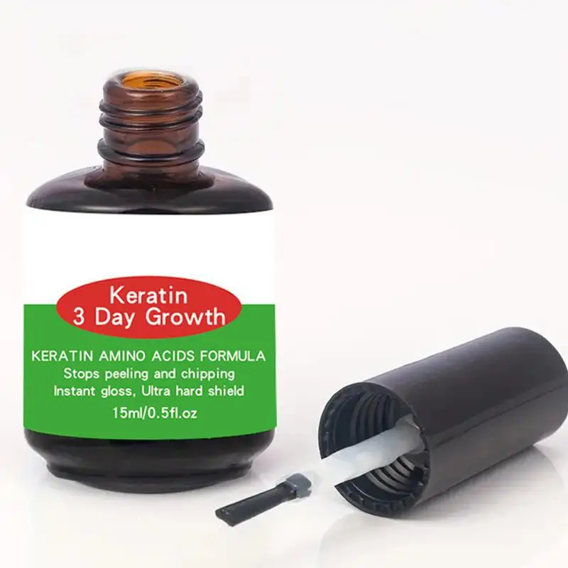 Solución de reparación de uñas de fuerza Extra, solución para el cuidado de los pies, crecimiento de 3 días, solución de reparación de uñas, 15ml