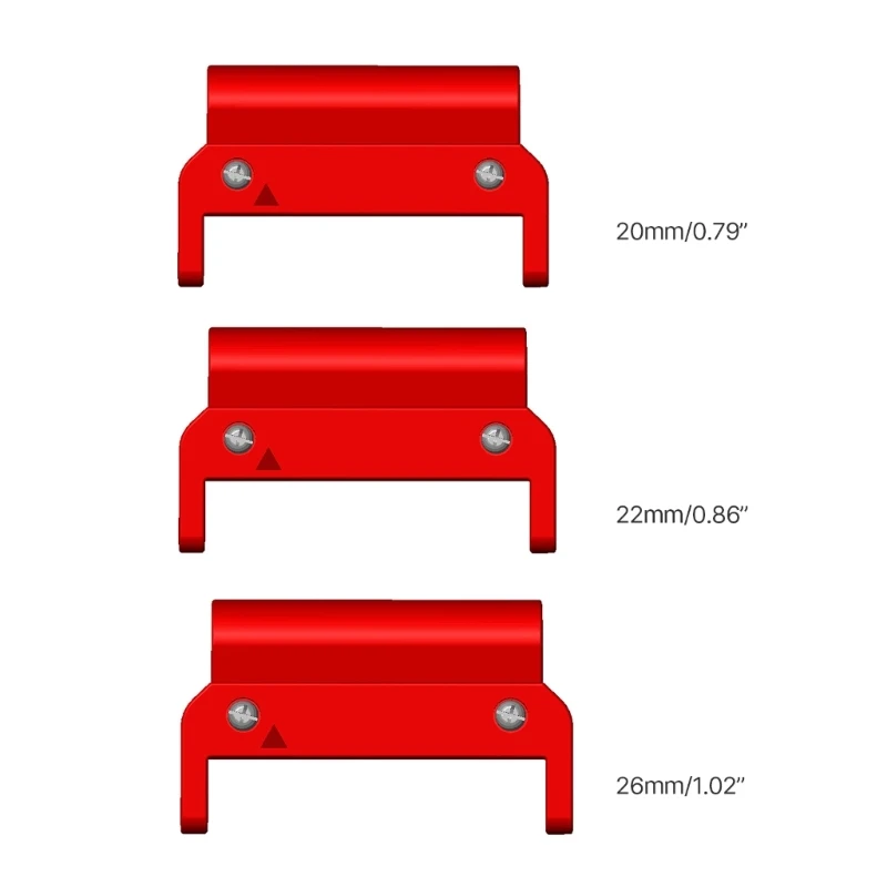 1 Pair Watch Bracelet Adapters 20/22/26mm Watch Strap Connectors Quick Release Bands Link Attachment for Tactix Drop Shipping