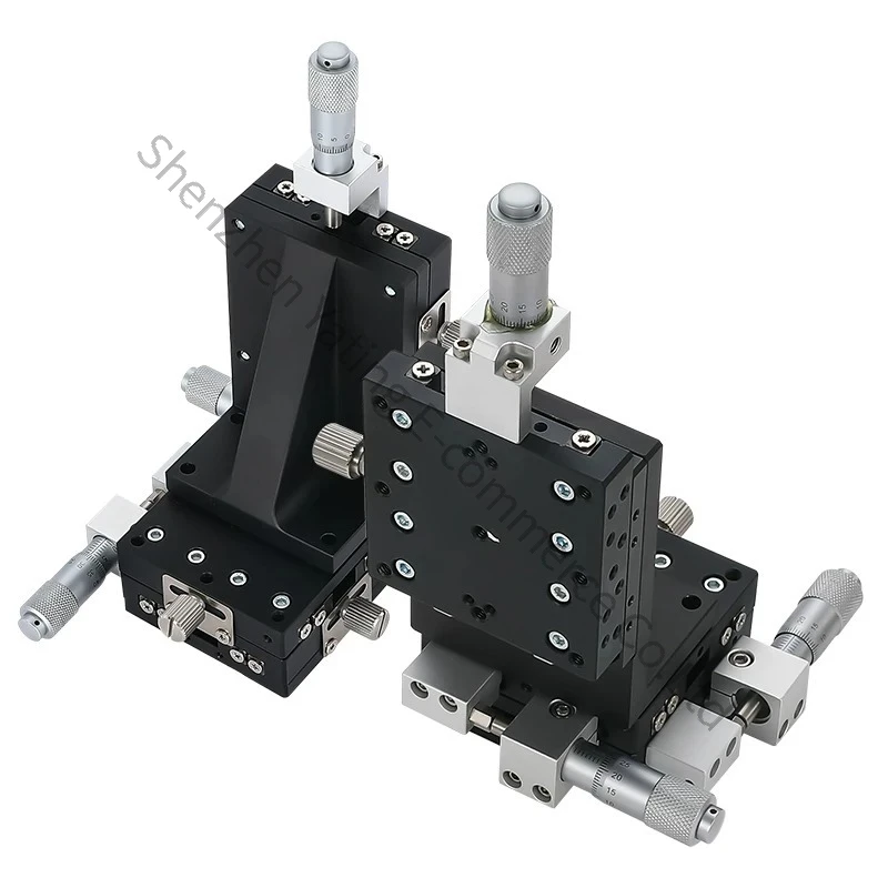 XYZ Three-axis Vertical Lifting Table Shaft Motion Platform Precision Displacement Fine-tuning Table Moving Table LDV60/40/90
