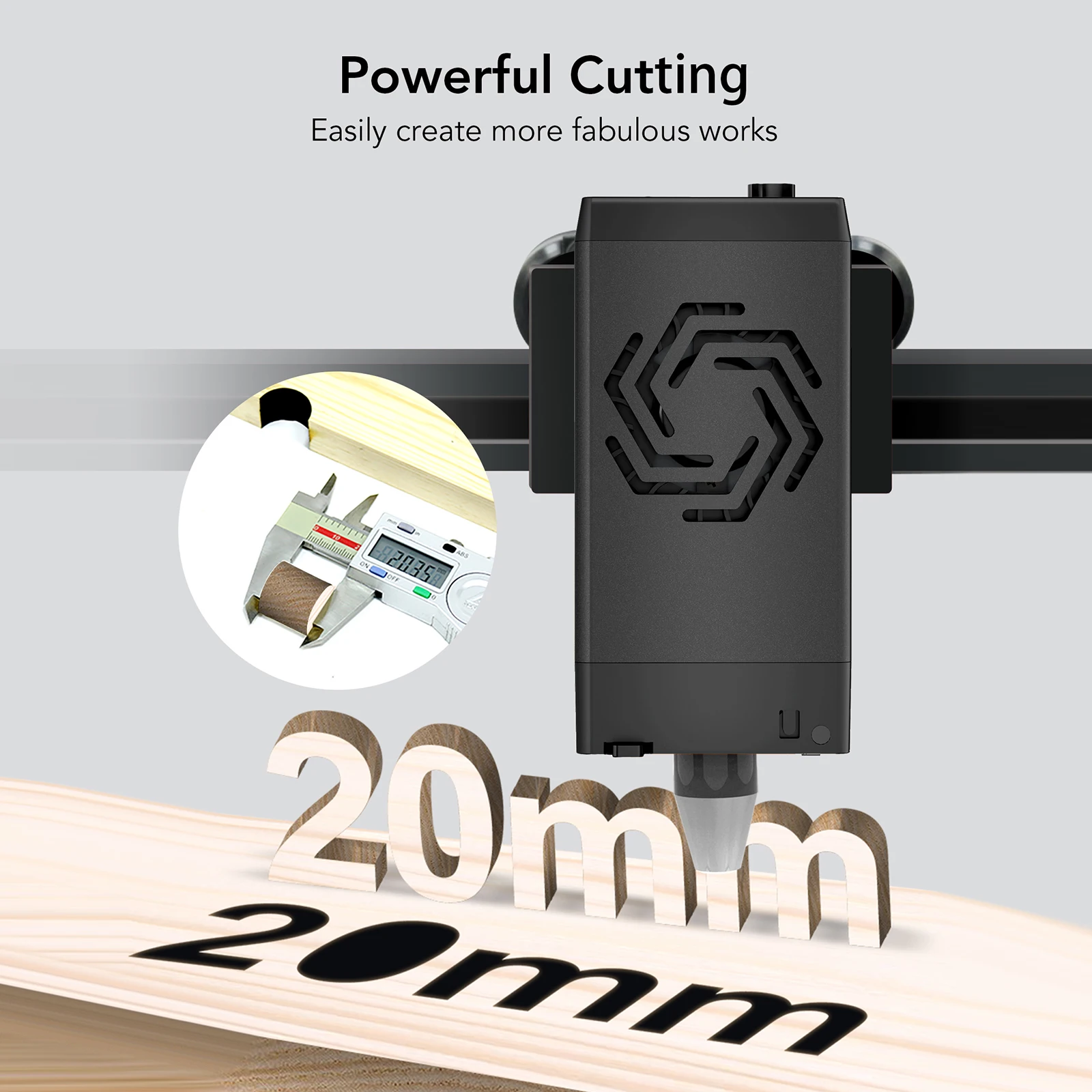 ORTUR LU2-10A 10W Laser Module High Precision Laser Beam Laser Head Module for Ortur Engraving Machine Assist Adapter